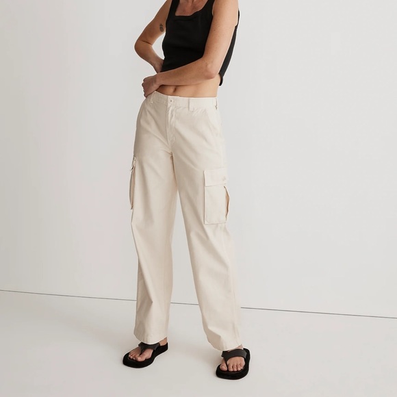 Madewell Pants - Madewell NWT Low Slung Straight Cargo Pants